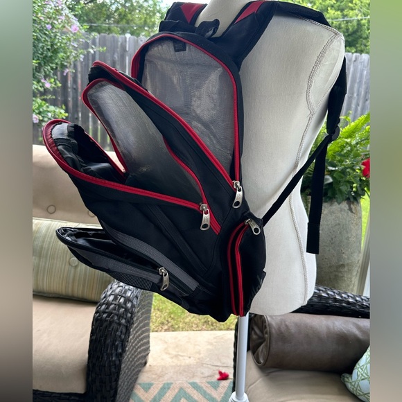 Billabong Black and Red Men's Backpack - Picture 10 of 12